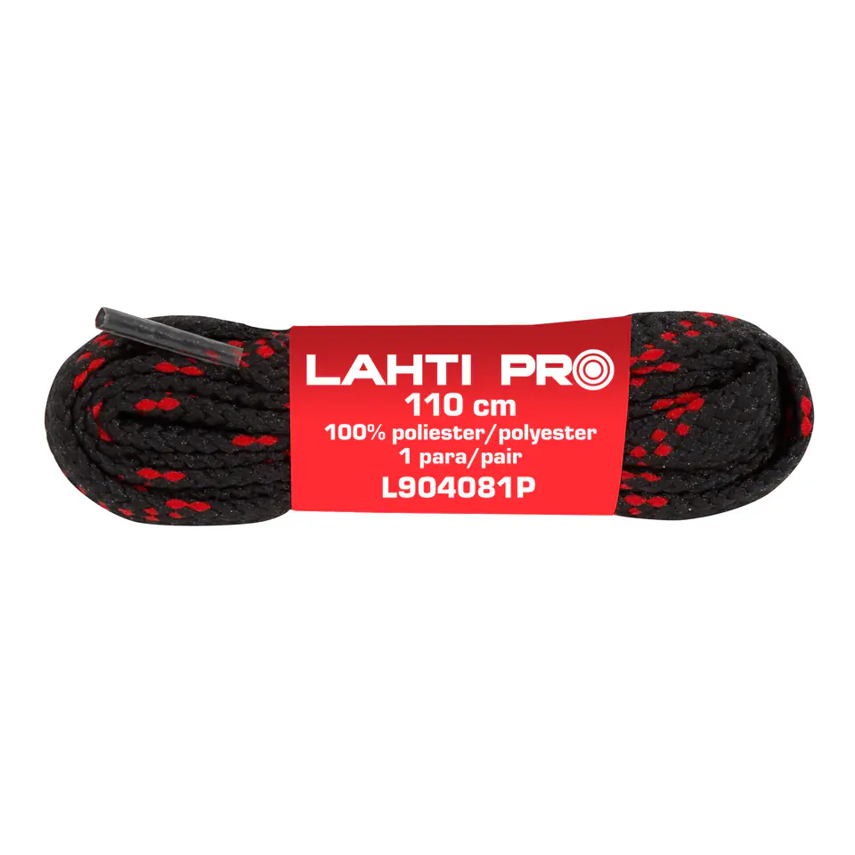 ⁨SZNUROWADŁA PŁASK. CZAR-SZAR. L904081P, 10 PAR, 110CM, LAHTI⁩ w sklepie Wasserman.eu