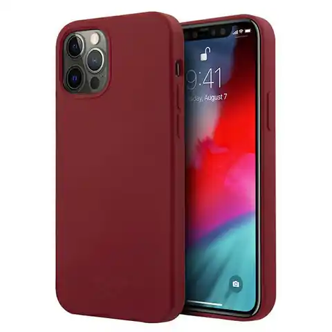 ⁨Mini MIHCP12MSLTRE iPhone 12/12 Pro 6,1" czerwony/red hard case Silicone Tone On Tone⁩ w sklepie Wasserman.eu