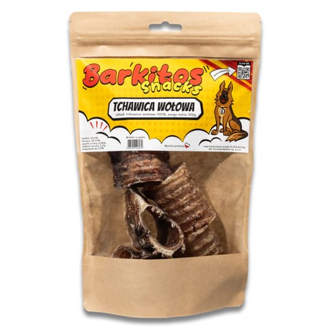 ⁨BARKITOS SNACKS Tchawica wołowa 100g⁩ w sklepie Wasserman.eu