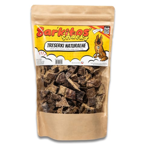 ⁨BARKITOS SNACKS - Smaczki naturalne - treserki 150g⁩ w sklepie Wasserman.eu