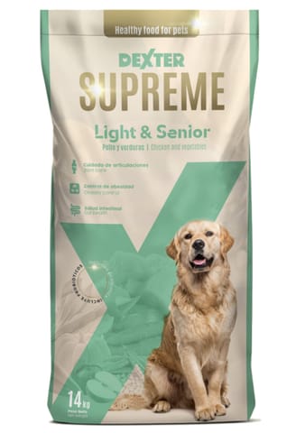 ⁨[W] DEXTER Supreme senior& light 14 kg⁩ w sklepie Wasserman.eu