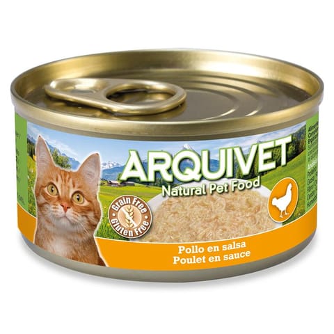 ⁨ARQUIVET puszka dla kota kurczak w sosie 80g⁩ w sklepie Wasserman.eu