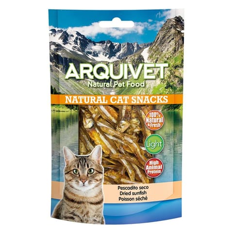 ⁨ARQUIVET przysmak dla kota suszone rybki 50g⁩ w sklepie Wasserman.eu