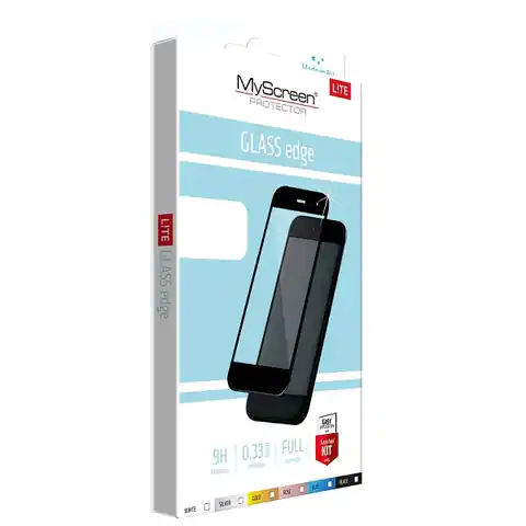 ⁨MS Lite Glass Edge iPhone Xs Max czarny/black⁩ w sklepie Wasserman.eu