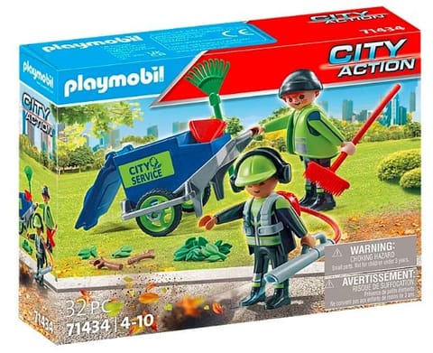 ⁨Zestaw z figurkami City Action 71434 Zespół sprzatający miasto⁩ w sklepie Wasserman.eu