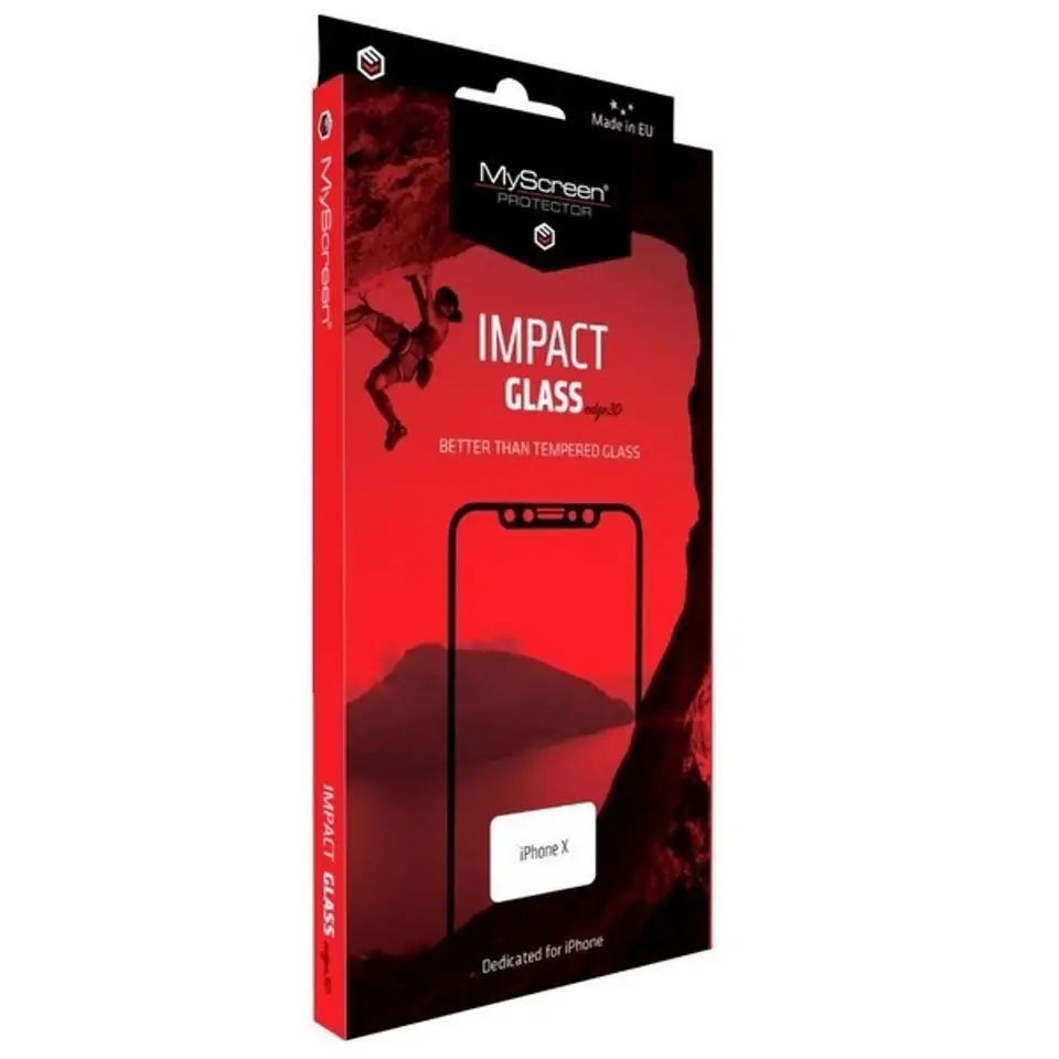 ⁨MS ImpactGLASS Edge 3D Sam N970 Note 10 czarny/black HybrydGlass 6H⁩ w sklepie Wasserman.eu