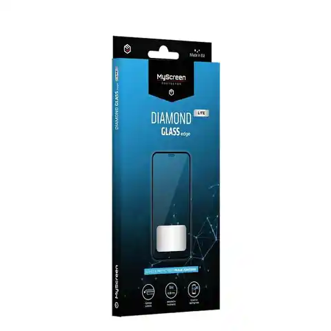 ⁨MS Diamond Glass Edge Lite FG Xiaomi Mi 11i 5G/Redmi K40/POCO F3 czarny/black Full Glue⁩ w sklepie Wasserman.eu