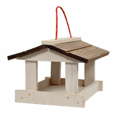 ⁨Karmnik Dla Ptaków,  Drewniany, Wiszacy⁩ w sklepie Wasserman.eu