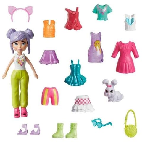 ⁨Polly Pocket Lalka + ubranka asortyment HKV94⁩ w sklepie Wasserman.eu