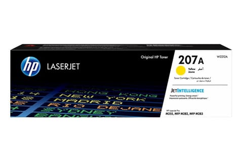 ⁨HP 207A Yellow Original LaserJet Toner Cartridge⁩ at Wasserman.eu