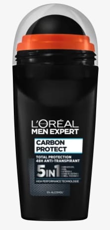 ⁨L'Oreal Men Expert Carbon Protect 5 in 1 Roll-on 50 ml⁩ at Wasserman.eu