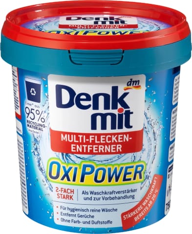 ⁨Denkmit Oxi Power Odplamiacz 750 g⁩ w sklepie Wasserman.eu