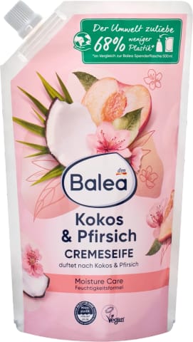 ⁨Balea Pfirsich & Kokos Mydło w Płynie Worek 500 ml⁩ w sklepie Wasserman.eu