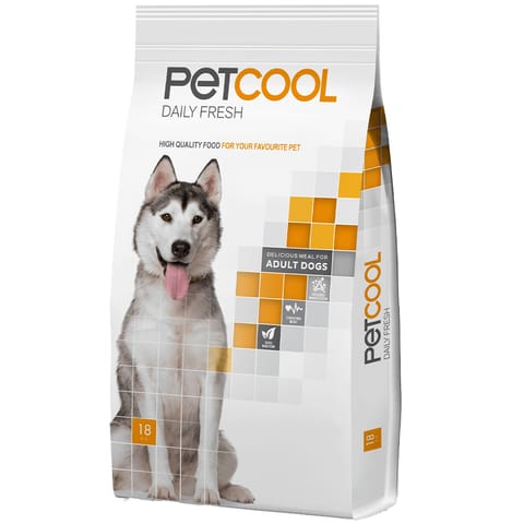 ⁨PETCOOL Daily Fresh dla dorosłych psów 18kg⁩ w sklepie Wasserman.eu