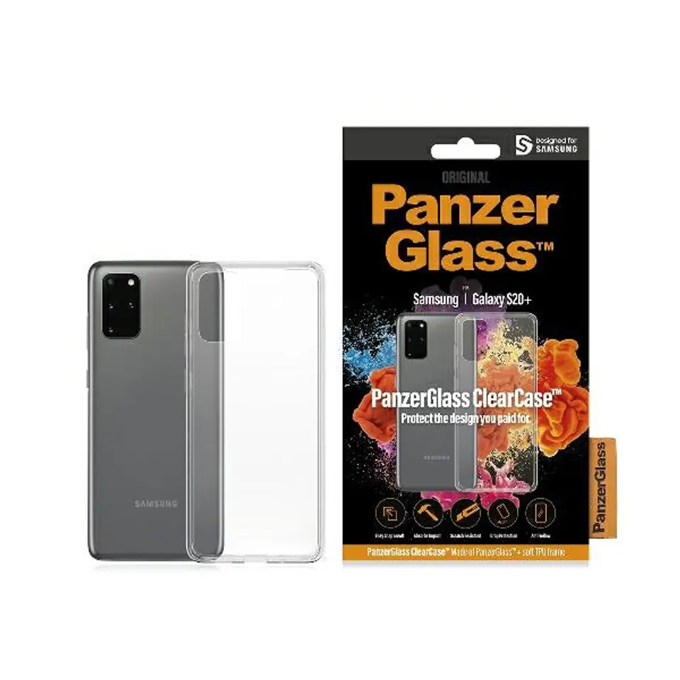 ⁨PanzerGlass ClearCase Samsung S20 Ultra G988 clear⁩ at Wasserman.eu