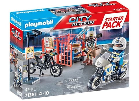 ⁨Zestaw z figurkami City Action 71381 Starter Pack Policja⁩ w sklepie Wasserman.eu