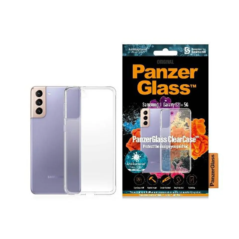 ⁨PanzerGlass ClearCase Samsung S21+ G996 clear⁩ at Wasserman.eu