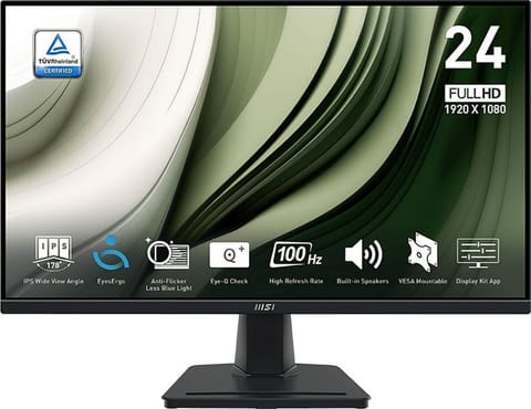 ⁨Monitor MSI PRO MP245G (24" /IPS /100Hz /1920 x 1080 /Czarny)⁩ w sklepie Wasserman.eu