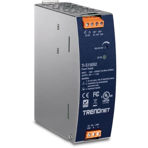 ⁨TRENDnet 150W, 52V DC, 2.89A AC to DC⁩ w sklepie Wasserman.eu