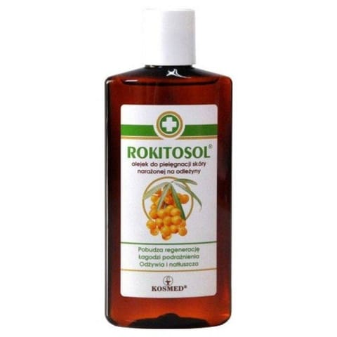 ⁨KOSMED Rokitosol Olejek do pielęgnacji skóry narażonej na odleżyny 150 ml⁩ w sklepie Wasserman.eu