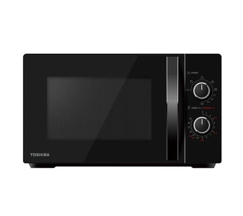 ⁨Kuchenka mikrofalowa wolnostojąca TOSHIBA MWP-MG20P(BK) (800W /20L /Czarny)⁩ w sklepie Wasserman.eu