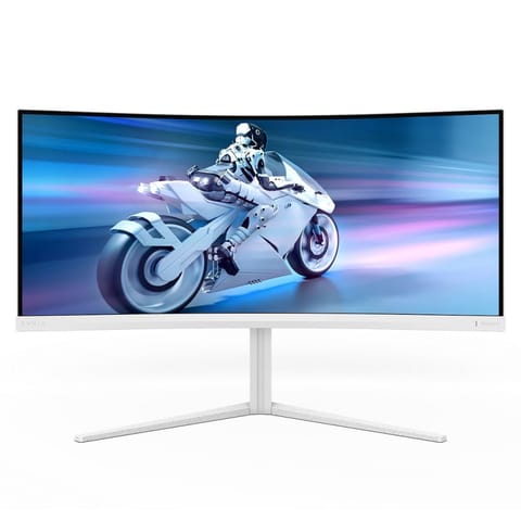 ⁨Monitor PHILIPS 34M2C5501A/00 (34" /VA /180Hz /3440 x 1440 /Biały)⁩ w sklepie Wasserman.eu