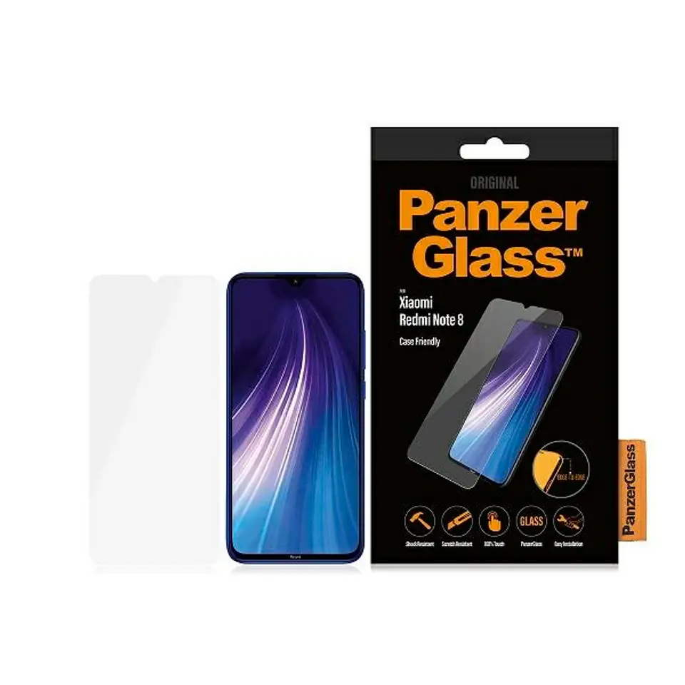 ⁨PanzerGlass E2E Regular Xiaomi Redmi Note 8 Case Friendly⁩ at Wasserman.eu