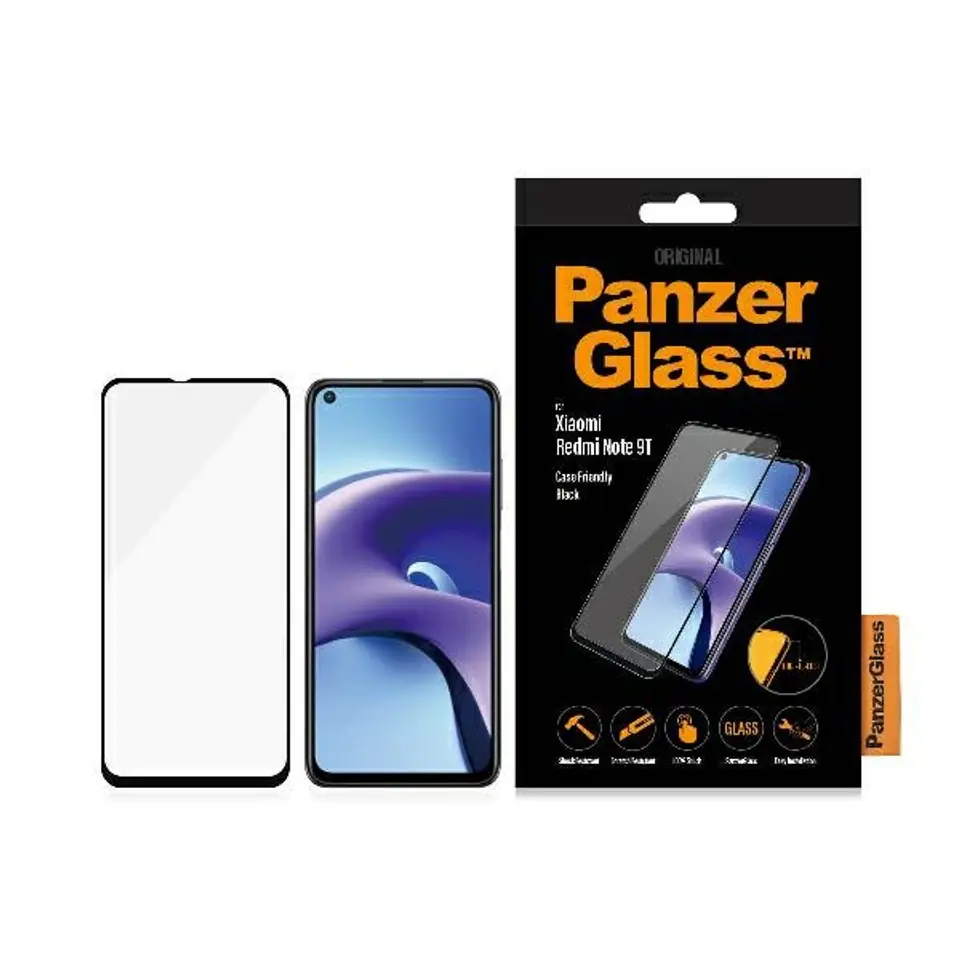 ⁨PanzerGlass E2E Regular Xiaomi Redmi Note 9T Case Friendly⁩ at Wasserman.eu