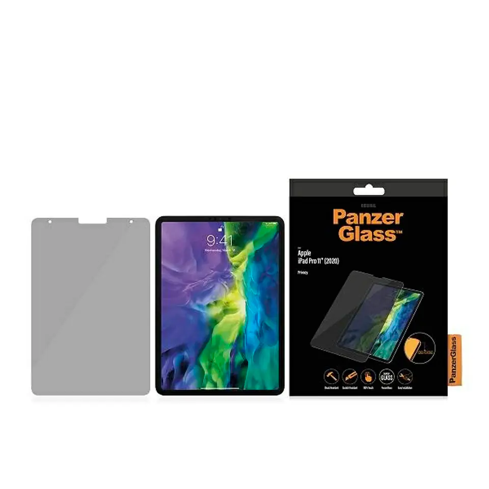 ⁨PanzerGlass E2E Super+ iPad Pro 11" 2020 /Air 10.9" 2020/2021 Privacy⁩ at Wasserman.eu