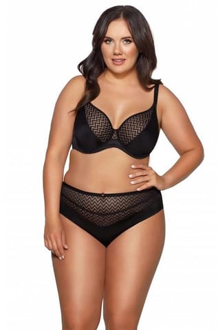 ⁨Biustonosz Bralette 2103 Black (Rozmiar 75 F)⁩ w sklepie Wasserman.eu