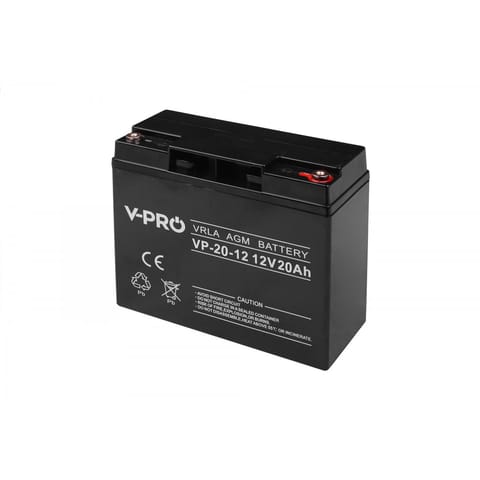 ⁨Akumulator AGM VPRO 12V 20Ah⁩ w sklepie Wasserman.eu