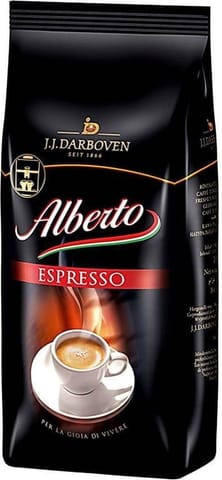 ⁨J.J. Darboven Alberto Espresso Coffee beans 1 kg⁩ at Wasserman.eu