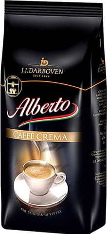 ⁨J.J. Darboven Alberto Caffe Crema Coffee Bean 1kg⁩ at Wasserman.eu