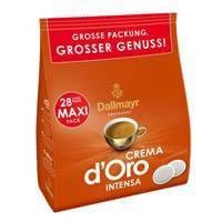 ⁨Dallmayr Crema d'Oro Intensa Coffee in Padach 28 pcs.⁩ at Wasserman.eu