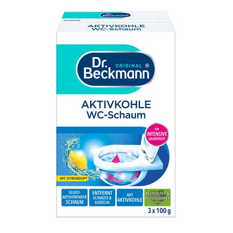 ⁨Dr. Beckmann Pianka Toaletowa  z Węglem Aktywnym Zitrus 300 g⁩ w sklepie Wasserman.eu