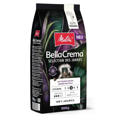 ⁨Melitta Bella Crema Selection des Jahres Kawa Ziarnista 1kg⁩ w sklepie Wasserman.eu