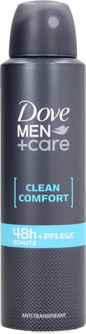 ⁨Dove Men Clean Comfort Antitranspirant Spray 150 ml⁩ w sklepie Wasserman.eu