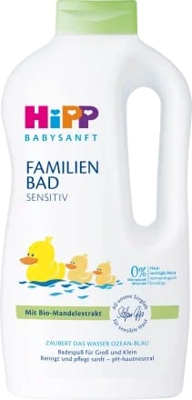 ⁨Hipp Familienbad Sensitiv Płyn do Kąpieli 1 l⁩ w sklepie Wasserman.eu