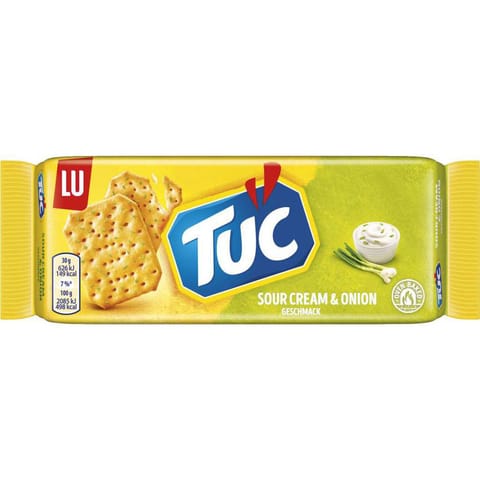 ⁨Tuc Sour Cream & Onion Krakersy Śmietana i Cebula 100 g⁩ w sklepie Wasserman.eu