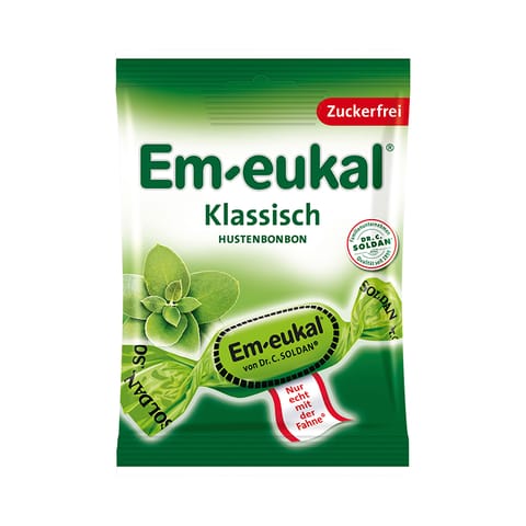 Em-eukal Klassisch Cukierki bez Cukru 75 g w sklepie Wasserman.eu