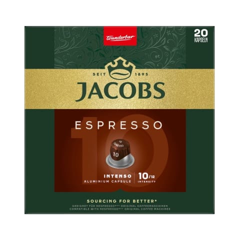 ⁨Jacobs Intenso Espresso 10 Kapsułki 20 szt.⁩ w sklepie Wasserman.eu