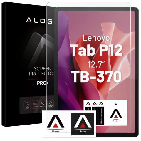 ⁨Szkło hartowane do Lenovo Tab P12 12.7 TB-370 szkło ochronne na tablet Alogy Screen Protector Tempered Glass 9H⁩ w sklepie Wasserman.eu