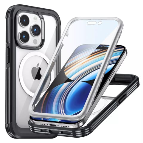 ⁨Etui ochronne na telefon do Apple iPhone 16 Pro Alogy Shield360 MagCase™️ do MagSafe obudowa z ochroną wyświetlacza i aparatu Czarne⁩ w sklepie Wasserman.eu