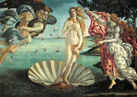 Puzzle 1000 Botticelli, Narodziny Venus PIATNIK w sklepie Wasserman.eu