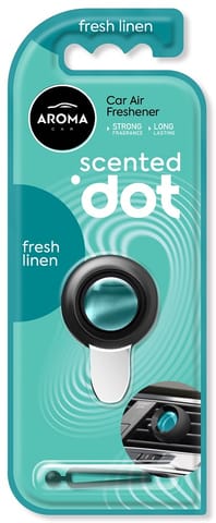 ⁨Odświeżacz powietrza aroma car membrana dot fresh linen⁩ w sklepie Wasserman.eu