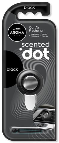 ⁨Odświeżacz powietrza aroma car membrana dot black⁩ w sklepie Wasserman.eu