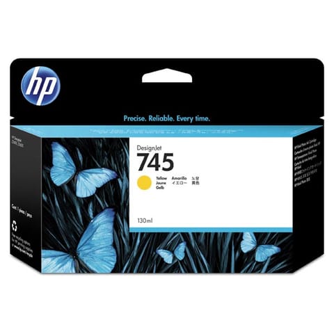 ⁨HP oryginalny ink / tusz F9J96A, HP 745, yellow, 130ml⁩ w sklepie Wasserman.eu