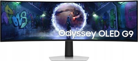 ⁨Monitor SAMSUNG LS49DG934SUXEN (49" /OLED /240Hz /5120 x 1440 /Czarny)⁩ w sklepie Wasserman.eu