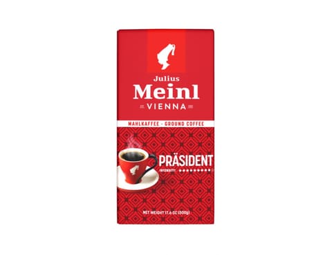 ⁨Julius Meinl Prasident Kawa Mielona 500 g⁩ w sklepie Wasserman.eu