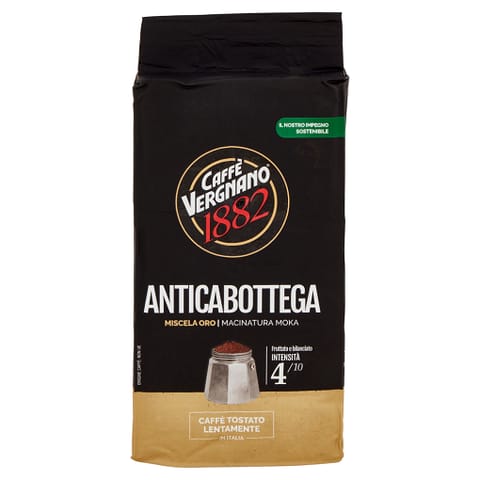 ⁨Vergnano Antica Bottega Kawa Mielona 250 g⁩ w sklepie Wasserman.eu